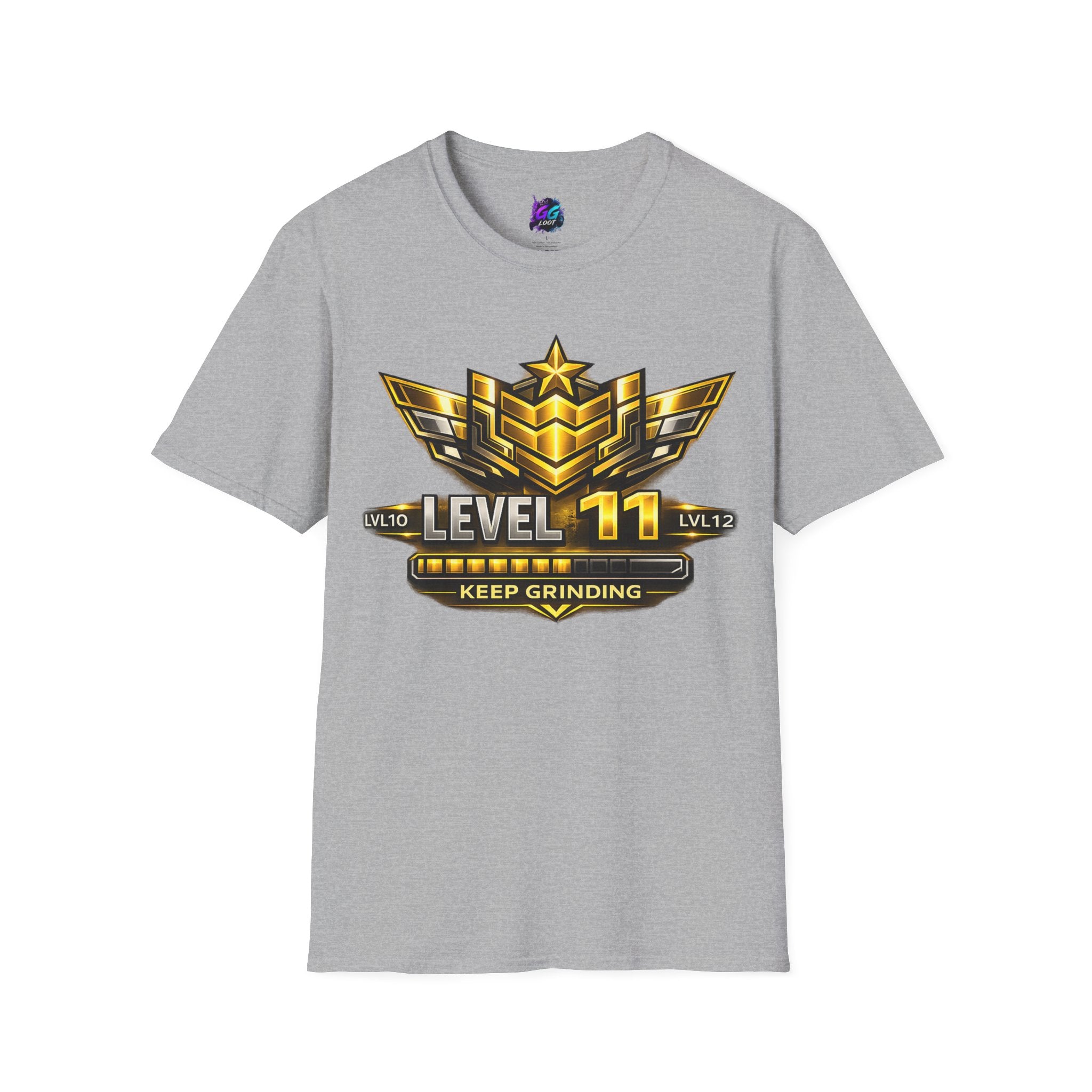 Koszulka - LVL 11 ,,Keep Grinding’’ (Standard)