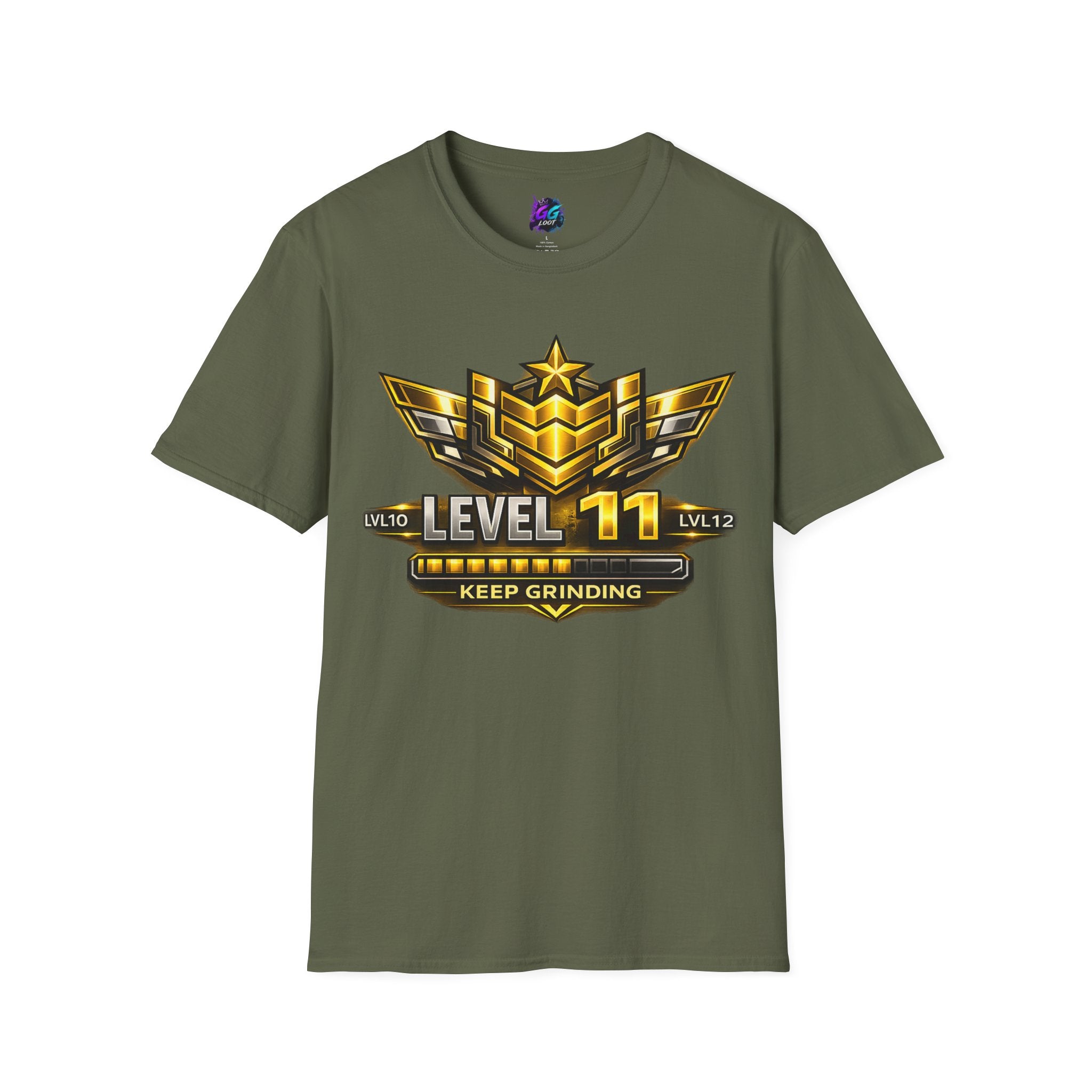 Koszulka - LVL 11 ,,Keep Grinding’’ (Standard)