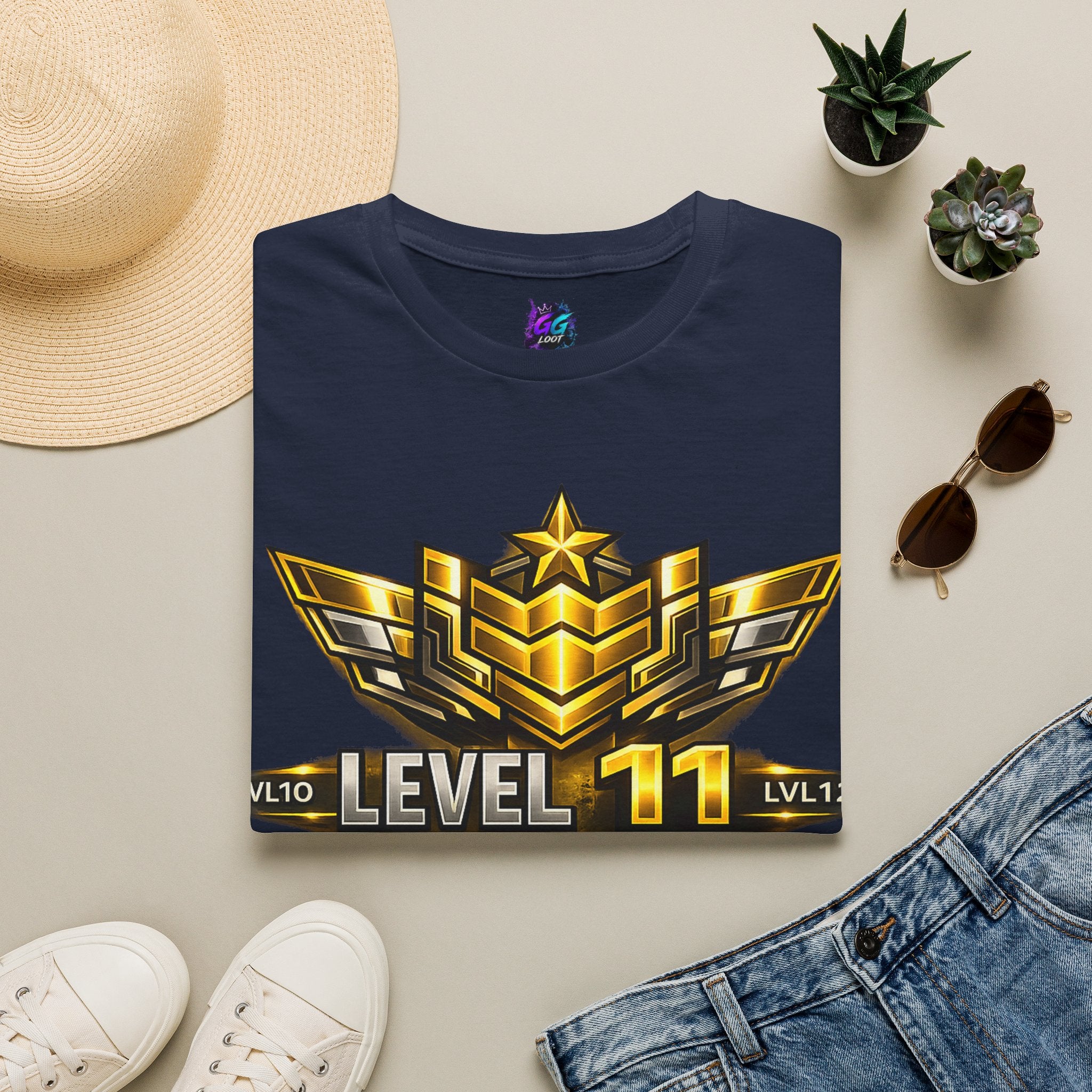 Koszulka - LVL 11 ,,Keep Grinding’’ (Standard)