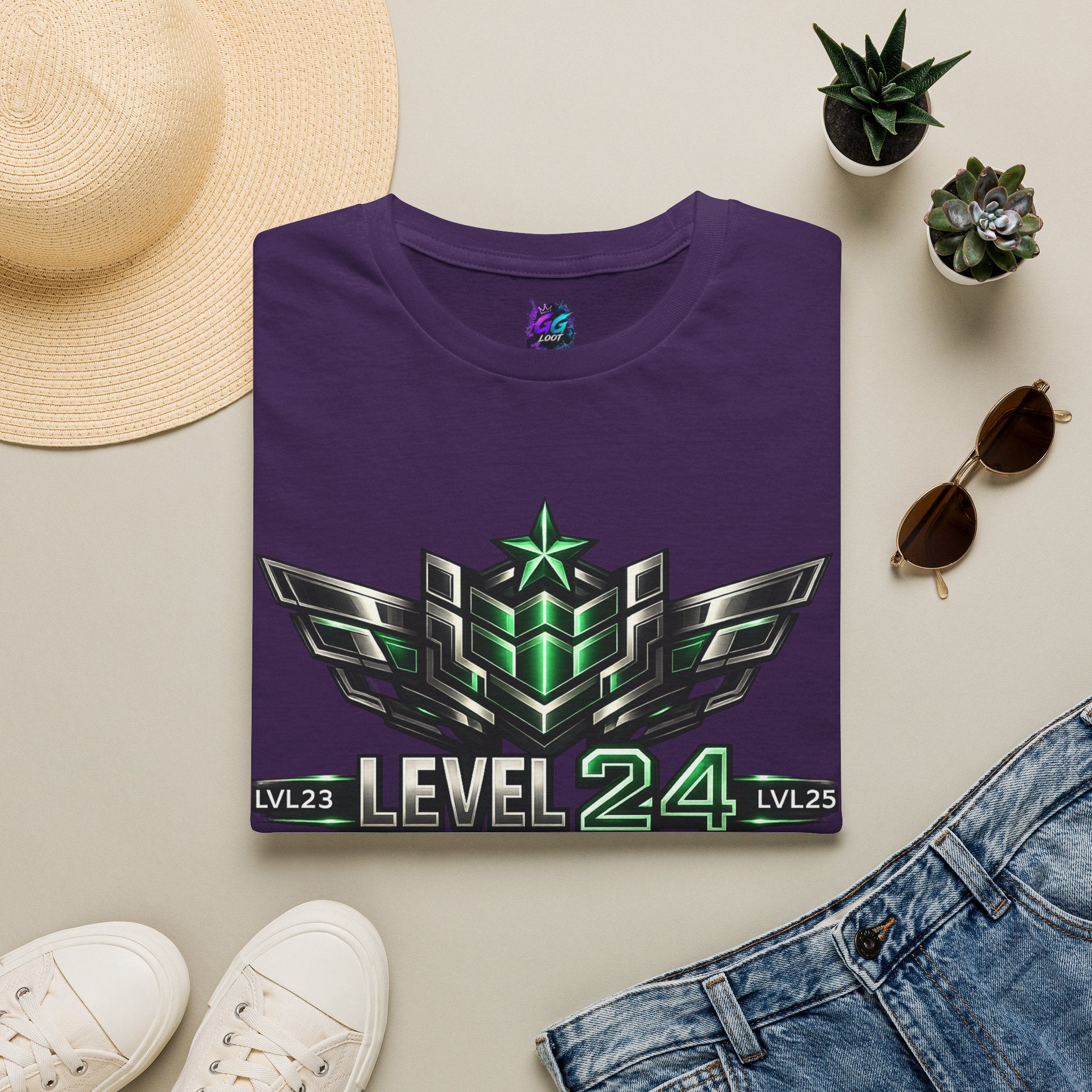 Koszulka - LVL 24 ,,The Grind Continues’’ (Standard)