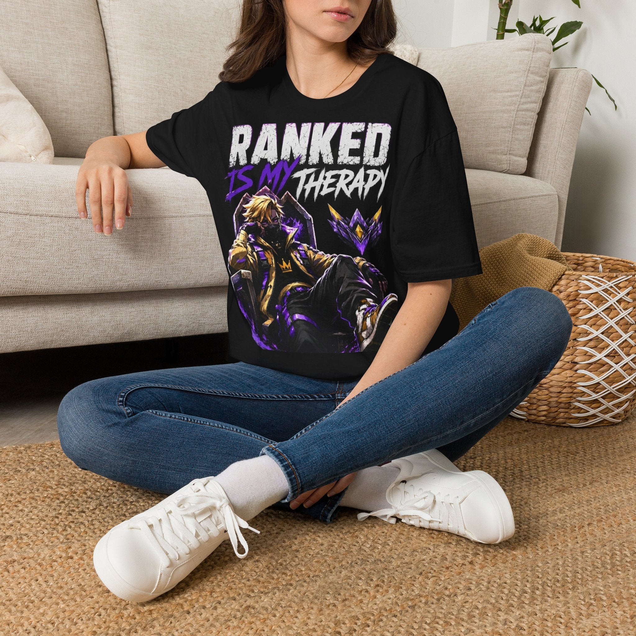 Koszulka "Ranked is my therapy"
