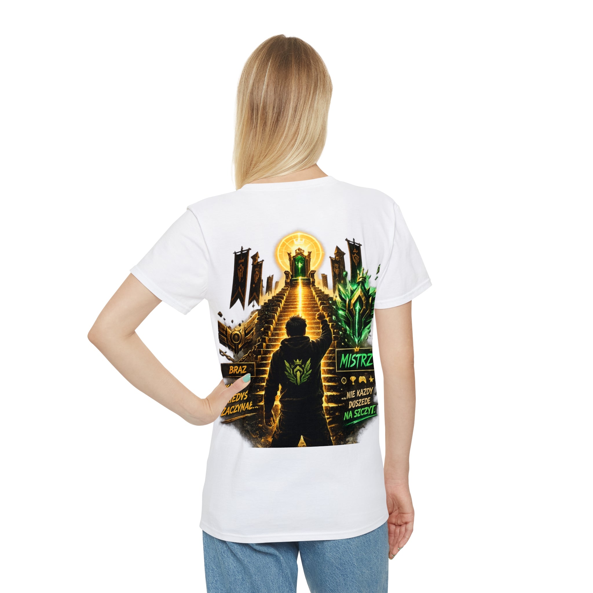 Gaming Champion T-Shirt — "Mistrz" Polish Esports Graphic Tee