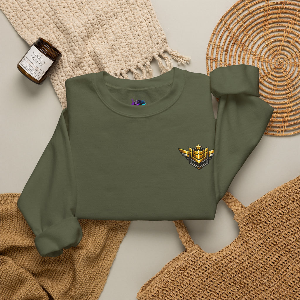 Level 11 Crewneck Sweatshirt — Gamer Badge "Keep Grinding"