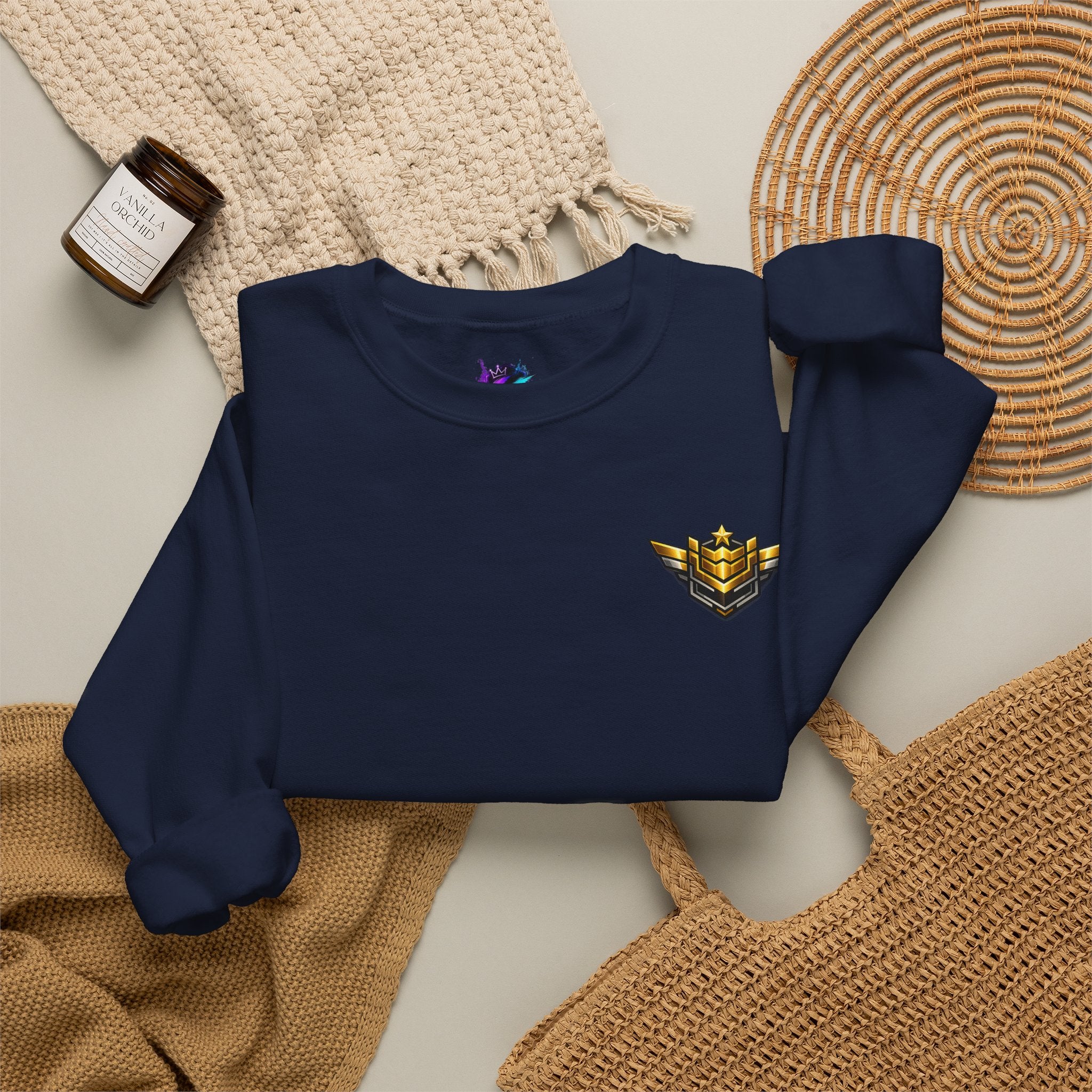 Level 11 Crewneck Sweatshirt — Gamer Badge "Keep Grinding"