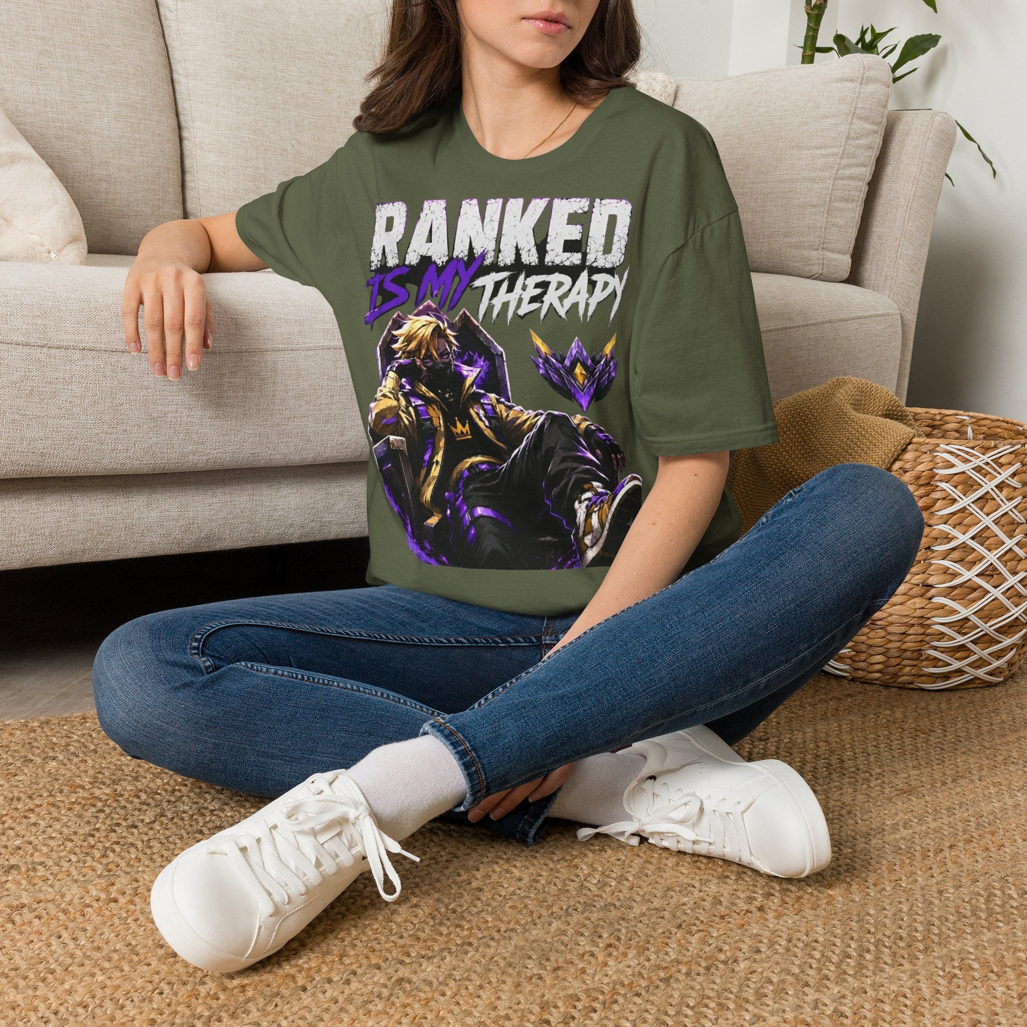 Koszulka "Ranked is my therapy"