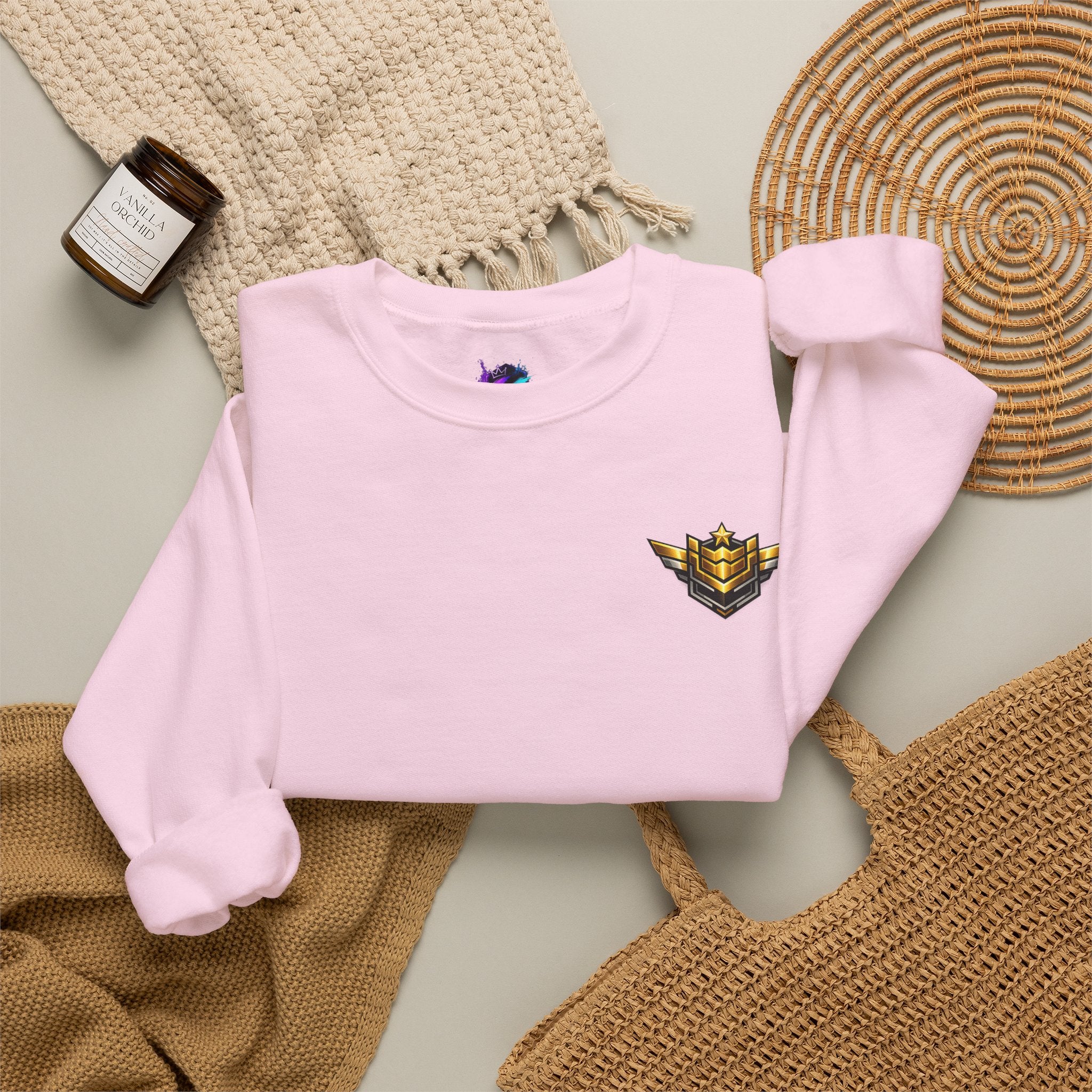 Level 11 Crewneck Sweatshirt — Gamer Badge "Keep Grinding"