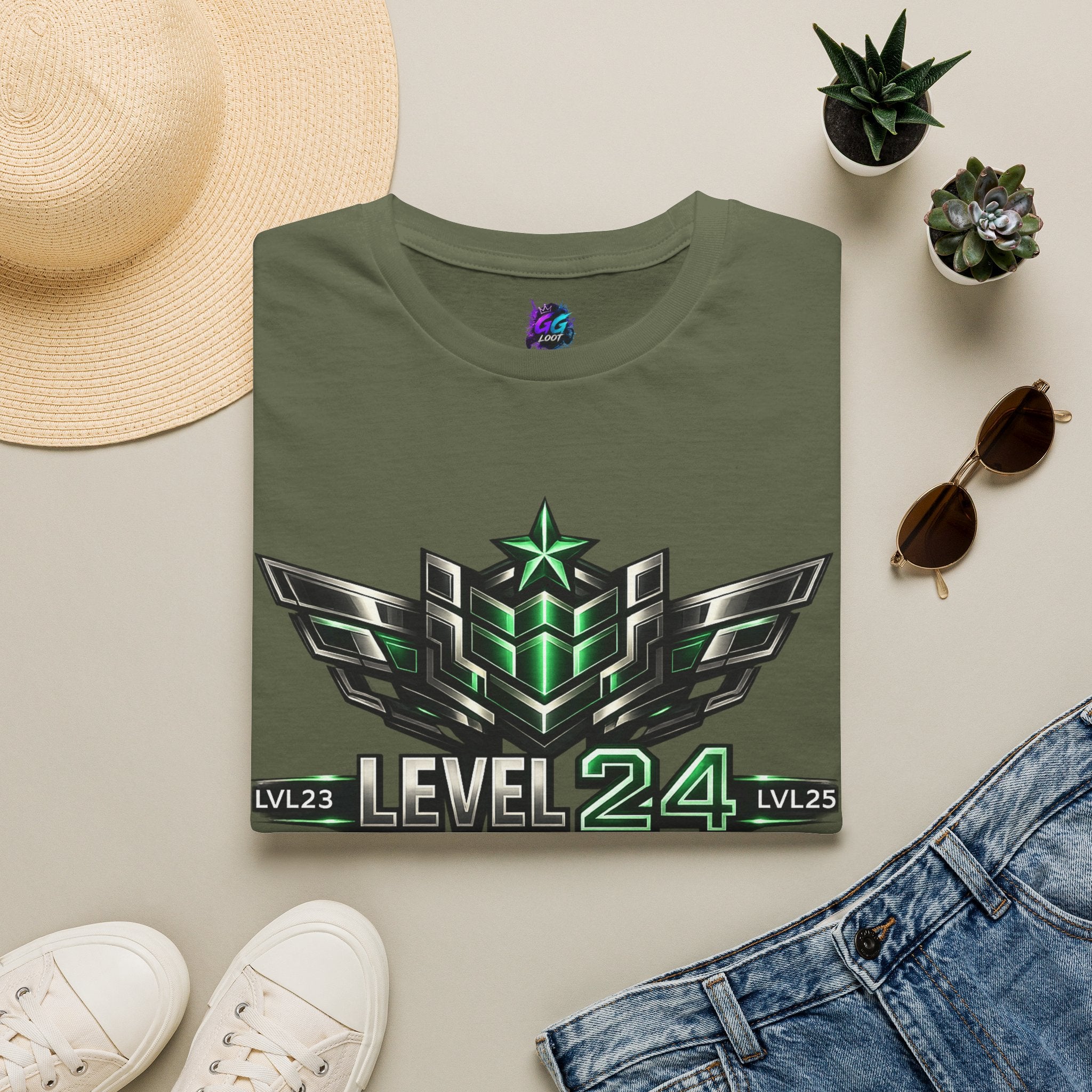 Koszulka - LVL 24 ,,The Grind Continues’’ (Standard)
