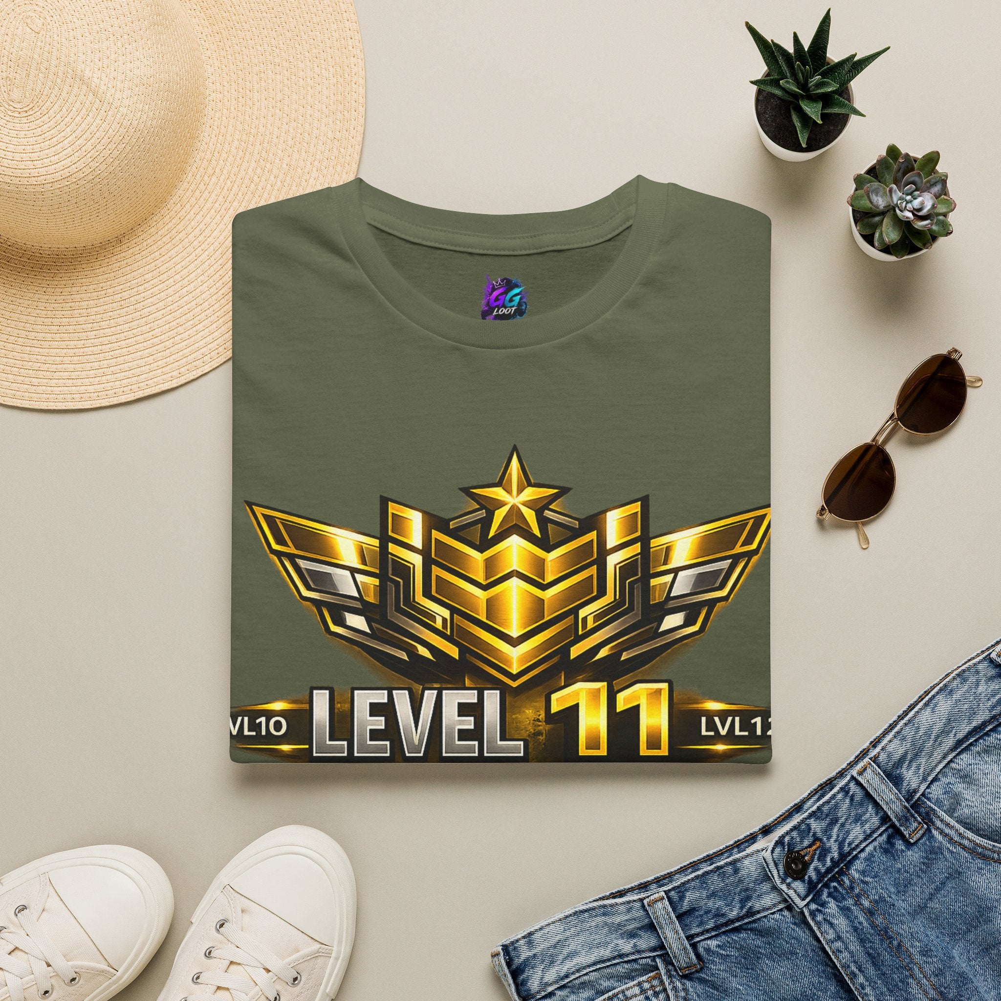 Koszulka - LVL 11 ,,Keep Grinding’’ (Standard)