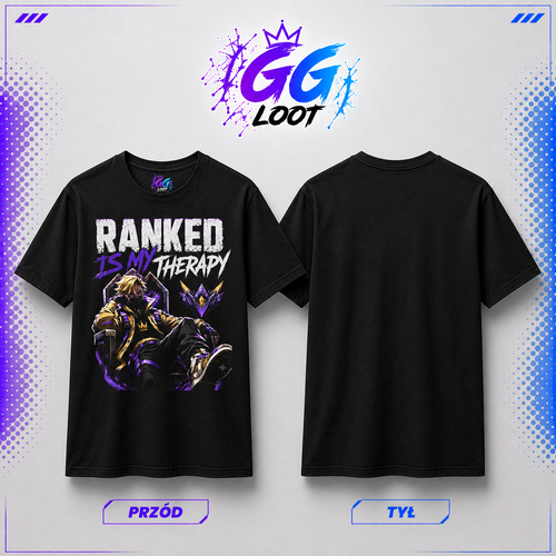 Koszulka "Ranked is my therapy"