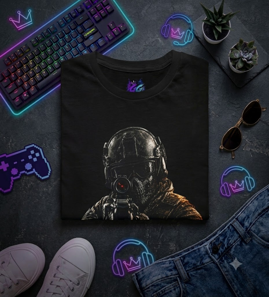 Koszulka czarna - GG Loot