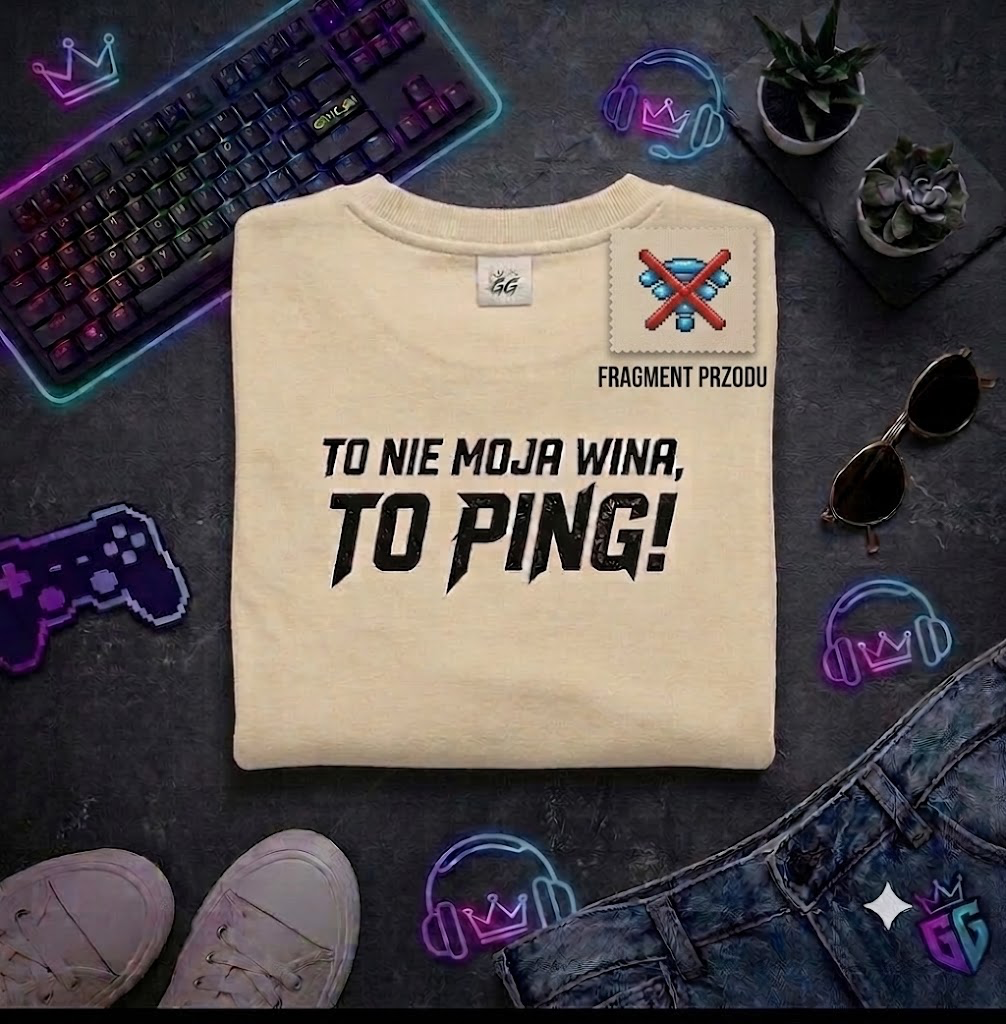 Bluza "To nie moja wina, to PING!"