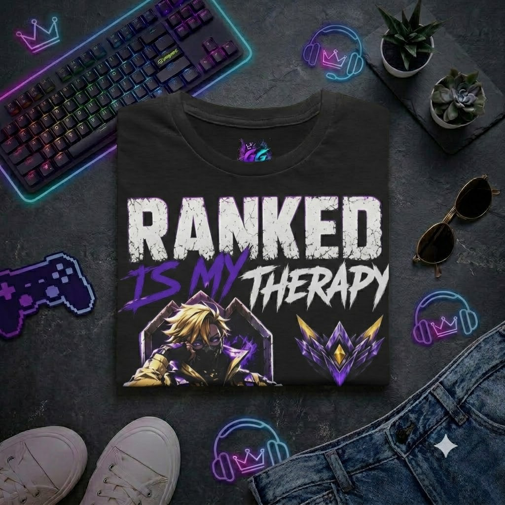 Koszulka "Ranked is my therapy"